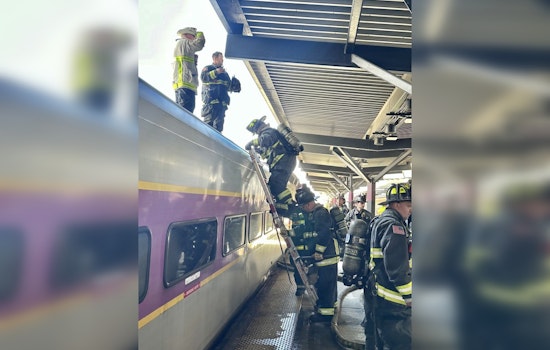 No Injuries Reported as Boston Fire Department Extinguishes Blaze on Commuter Rail Train at North Station