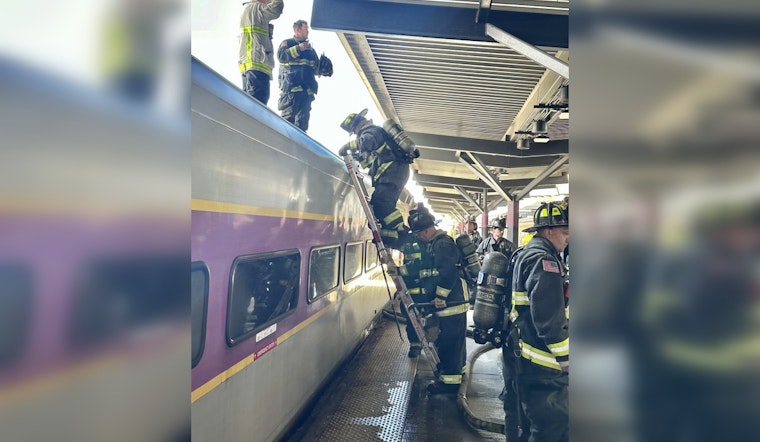 No Injuries Reported as Boston Fire Department Extinguishes Blaze on Commuter Rail Train at North Station