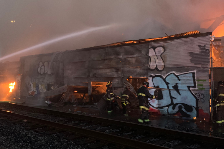 Oakland Firefighters Tackle Intense Four-Alarm Blaze at Economy Lumber Yard