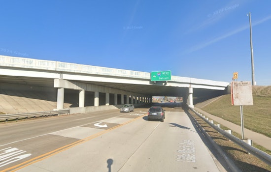 Oil Spill from Jackknifed Semi Causes I-94 Eastbound Closure in Clinton Township Amid Severe Weather