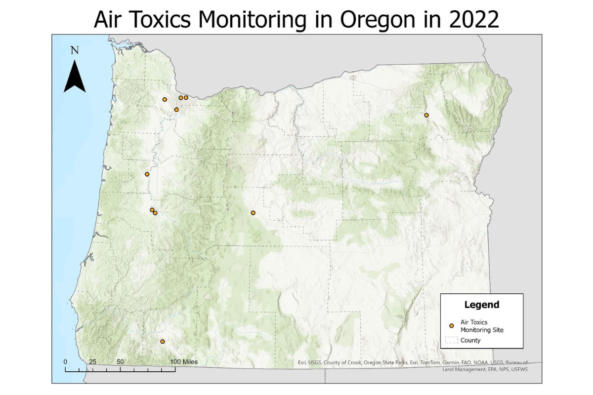 Oregon DEQ Unveils Mixed Results in 2022 Air Toxics Summary,