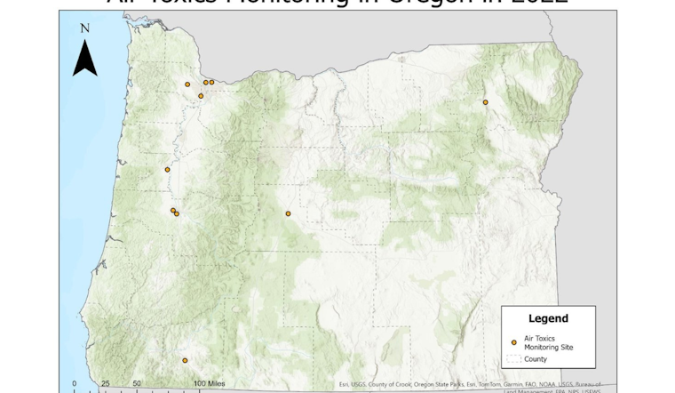 Oregon DEQ Unveils Mixed Results in 2022 Air Toxics Summary, Highlights Progress and Challenges Across Key Cities