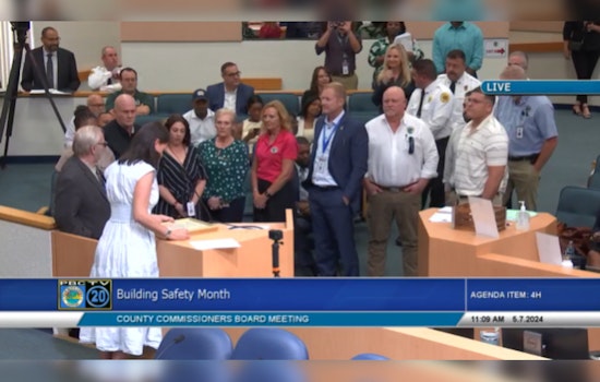 Palm Beach County Proclaims May Building Safety Month in 44th Annual Observance