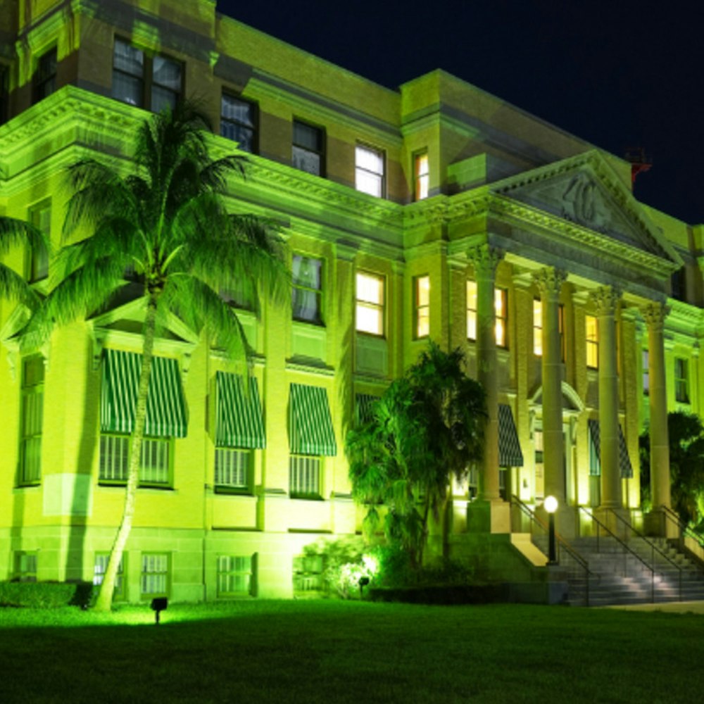 Palm Beach County Shines in Green to Spotlight Mental Health Awareness