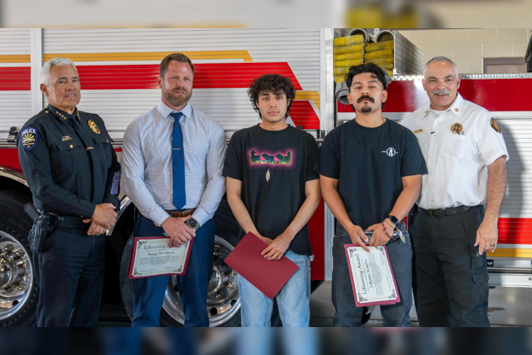 Peoria Fire-medical Department Honors Goodyear Detective, Two