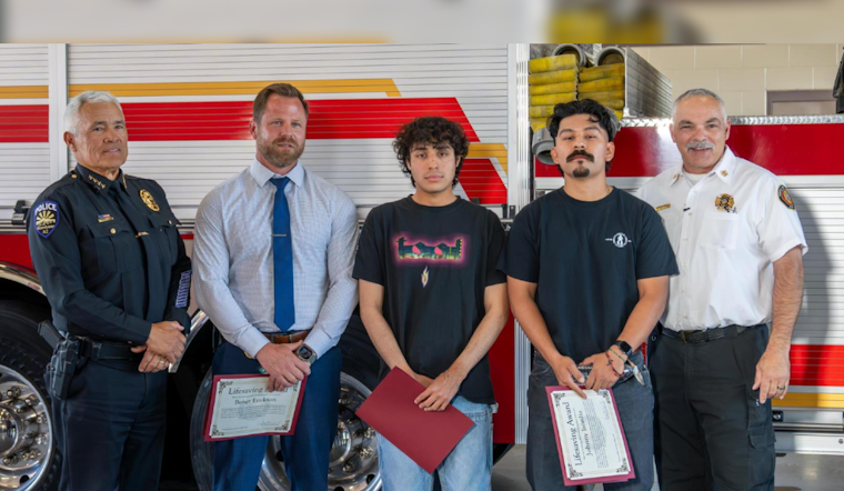 Peoria Fire-Medical Department Honors Goodyear Detective, Two Civilians with Life-Saving Award for Heroic Car Rescue