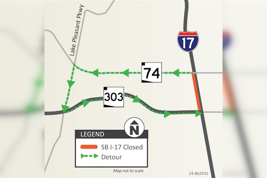 Phoenix Drivers Brace for I-17 Southbound Closure This Weekend for Pavement Improvements