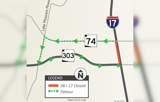 Phoenix Drivers Brace for I-17 Southbound Closure This Weekend for Pavement Improvements