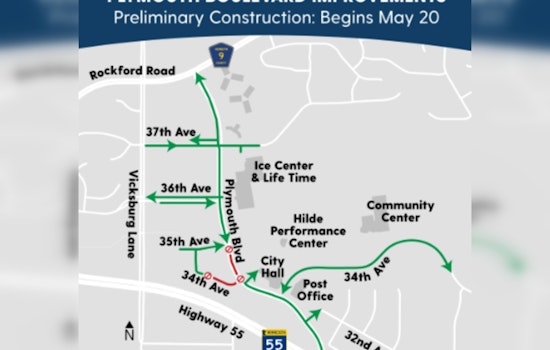 Plymouth Boulevard Overhaul Begins May 20, Commuters Advised to Plan for Detours