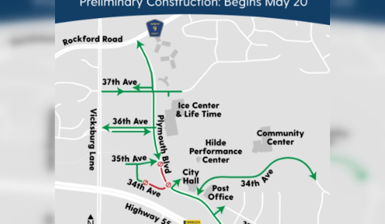 Plymouth Boulevard Overhaul Begins May 20, Commuters Advised to Plan for Detours