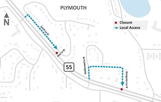 Plymouth Commuters Alert: Highway 55 Intersections Closure Starts May 6 for Safety Improvements
