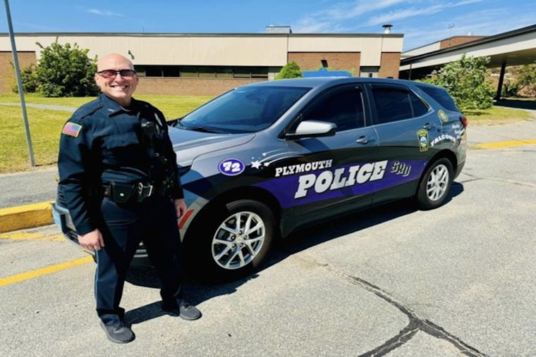 Plymouth Police Unveil School Spirit-Inspired Cruiser Celebrating Local Education and Community Ties