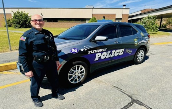 Plymouth Police Unveil School Spirit-Inspired Cruiser Celebrating Local Education and Community Ties