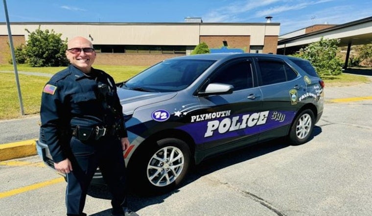 Plymouth Police Unveil School Spirit-Inspired Cruiser Celebrating Local Education and Community Ties