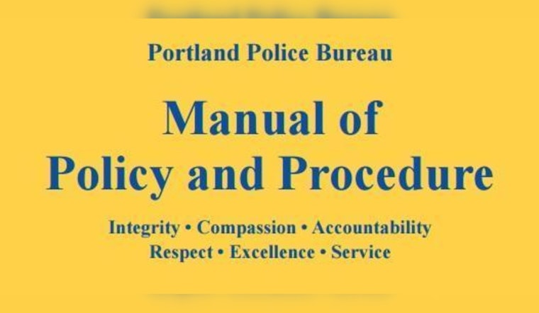 Portland Police Bureau Seeks Public Input on Officer Conduct Directive to Bolster Community Trust