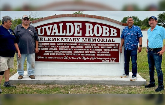 Riviera Remembers: Texas Town's Touching Tribute to Uvalde Victims Nears Completion
