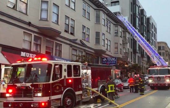 Russian Hill's Broadway Hotel Blaze Contained by SFFD, Minor Injuries Reported, San Francisco Streets Reopened