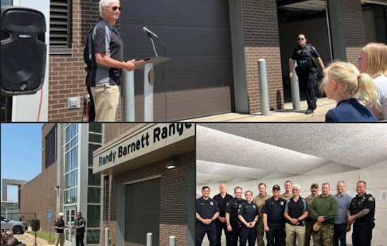 Saint Paul Police Dedicate Training Range to Former Range Master Randy Barnett