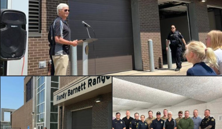 Saint Paul Police Dedicate Training Range to Former Range Master Randy Barnett