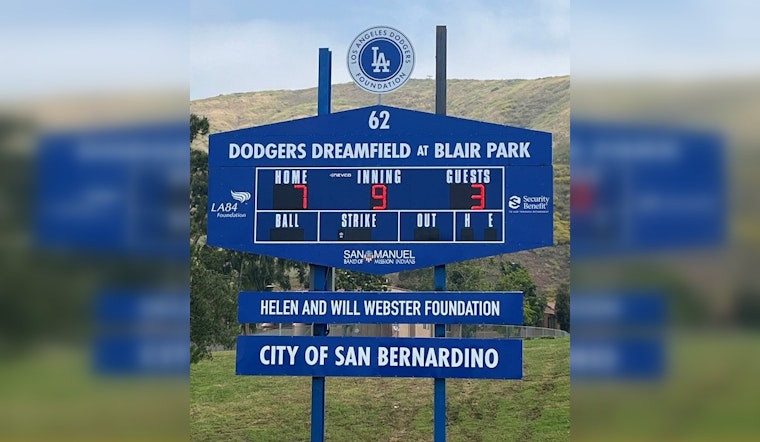 San Bernardino Celebrates Opening of Dodger Dreamfields at Blair Park With City Dignitaries