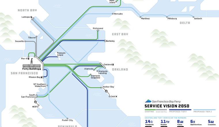 San Francisco Bay Ferry Unveils 2050 Vision for Expansion and Electrification of Regional Transit