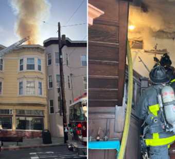 SF Fire Disrupts Cable Car Service as Firefighters Tackle Jackson Street Inferno