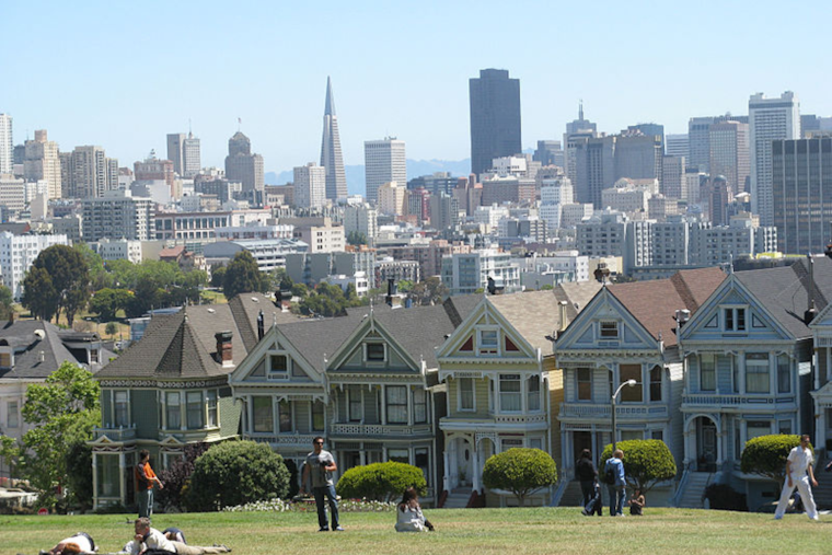 San Francisco Community Rallies in Alamo Square in Solidarity with Victim of Racist Threats