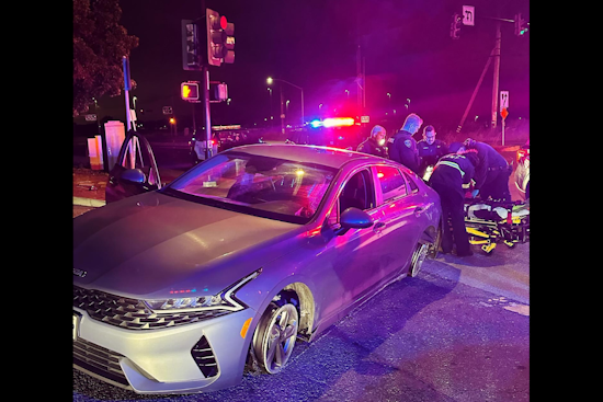 San Pablo Police Chase Features DUI Suspects' Swap at the Wheel and Spike Strip Escape Attempt