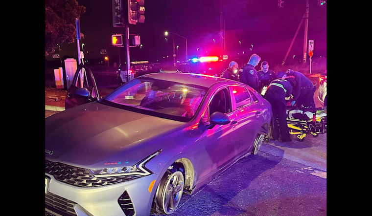 San Pablo Police Chase Features DUI Suspects' Swap at the Wheel and Spike Strip Escape Attempt