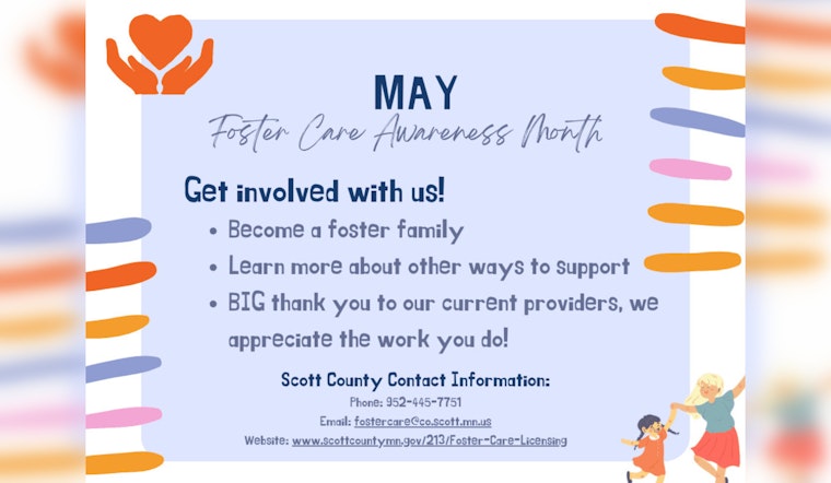 Scott County Seeks Foster Parents and Supporters During Foster Care Awareness Month