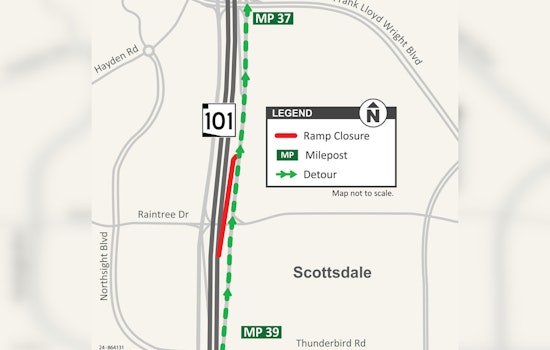 Scottsdale Faces New Traffic Delays as ADOT Shuts Down Loop 101 Exit for Two Months