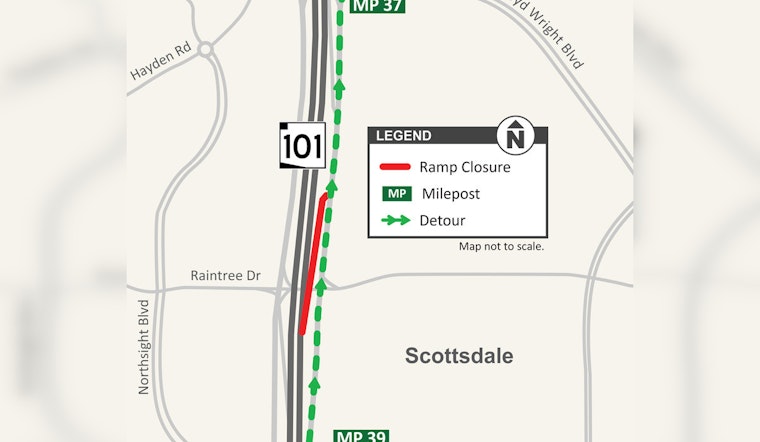 Scottsdale Faces New Traffic Delays as ADOT Shuts Down Loop 101 Exit for Two Months