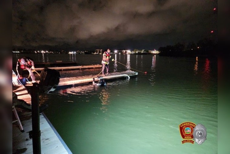 Search Effort Unfolds as Van Plunges Into Saugus River, Police and Dive Teams Scour Murky Depths