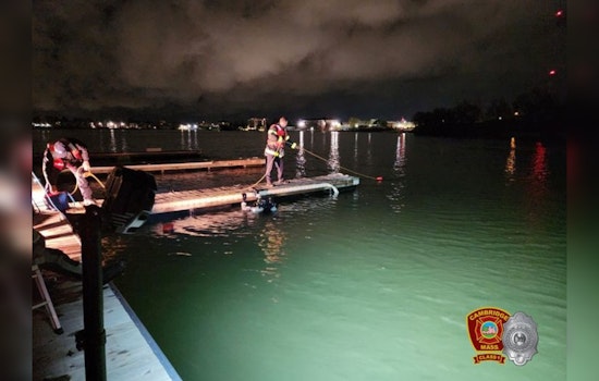 Search Effort Unfolds as Van Plunges Into Saugus River, Police and Dive Teams Scour Murky Depths