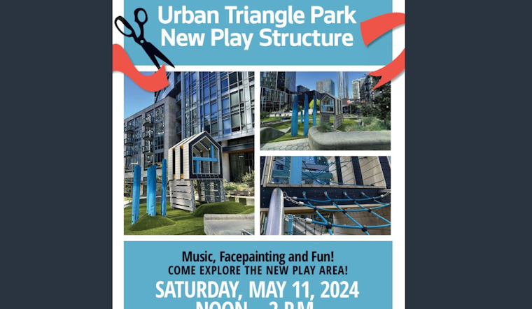 Seattle Celebrates New Play Structure at Urban Triangle Park in South Lake Union