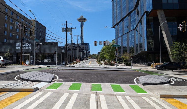 Seattle Unveils First Protected Intersection for Enhanced Biker and Pedestrian Safety in South Lake Union