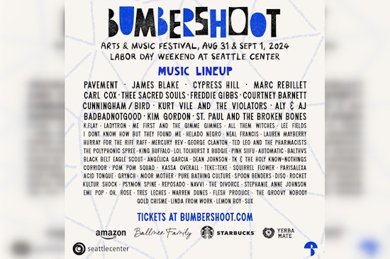 Seattle's Bumbershoot 2024 Set to Dazzle with Reunited Pavement, Cypress Hill, and Culinary Delights on Labor Day Weekend