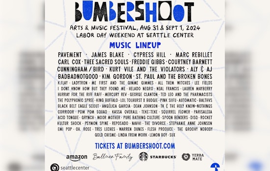 Seattle's Bumbershoot 2024 Set to Dazzle with Reunited Pavement, Cypress Hill, and Culinary Delights on Labor Day Weekend
