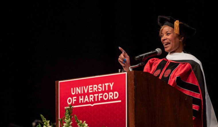 Senator Sonya Halpern Returns to University of Hartford as Emblem of Alumni Success