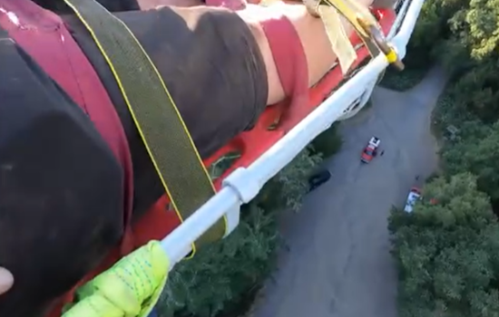 VIDEO: Sonoma County Sheriff's Helicopter Crew Performs Trio of Mountain Biker Rescues in Annadel State Park
