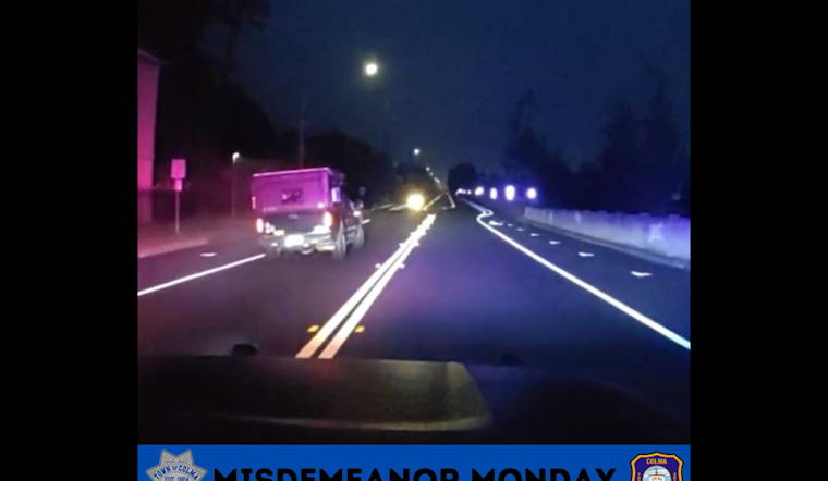 South San Francisco Man Accused of DUI, Evading Arrest in Colma Following Hit-and-Run