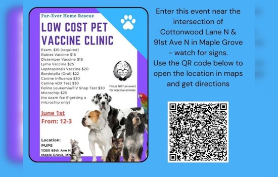 Spring Low-Cost Pet Vaccine and Microchip Clinic Coming to Brooklyn Center