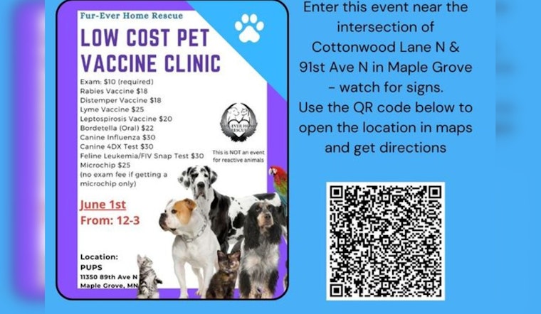 Spring Low-Cost Pet Vaccine and Microchip Clinic Coming to Brooklyn Center