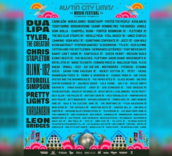 Star-Studded Extravaganza: Dua Lipa, Tyler, The Creator to Ignite 2024 Austin City Limits Music Festival
