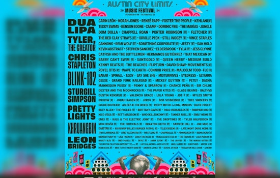 Star-Studded Extravaganza: Dua Lipa, Tyler, The Creator to Ignite 2024 Austin City Limits Music Festival