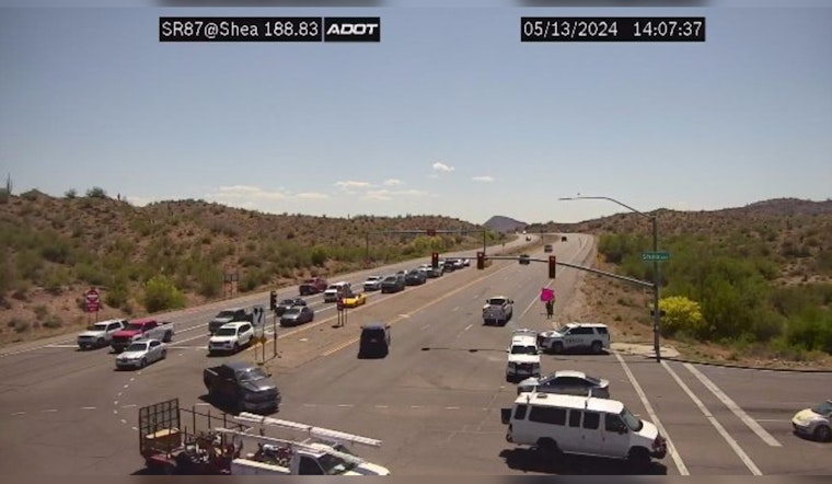 State Route 87 Near Fountain Hills Reopens After Blaze Spurs Brush Fire and Temporary Evacuations