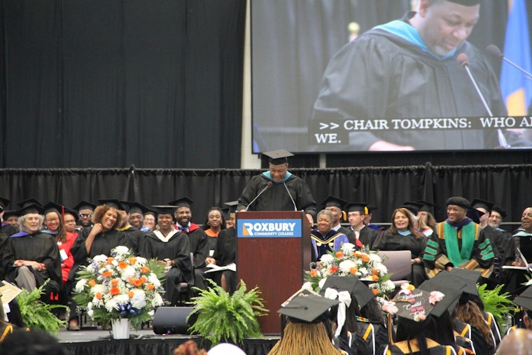 Suffolk Sheriff Tompkins Celebrates Achievement at Roxbury Community College's 48th Commencement