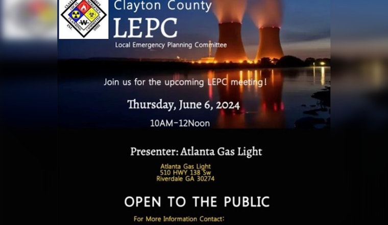 Clayton County Invites Residents to Strengthen Emergency Response at LEPC Meeting in Riverdale