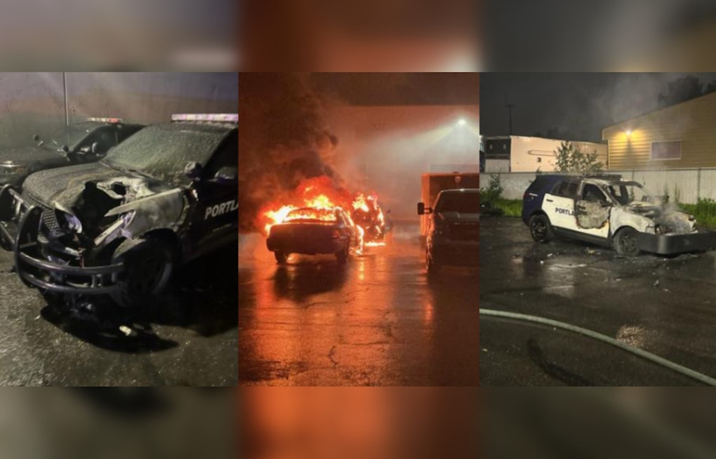 Suspected Arsonist Sets 15 Vehicles on Fire at Portland Police Training Division