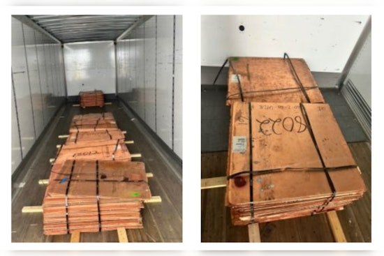 Suspected Cargo Thieves Caught with $175K in Copper in Los Angeles, Charges Pending